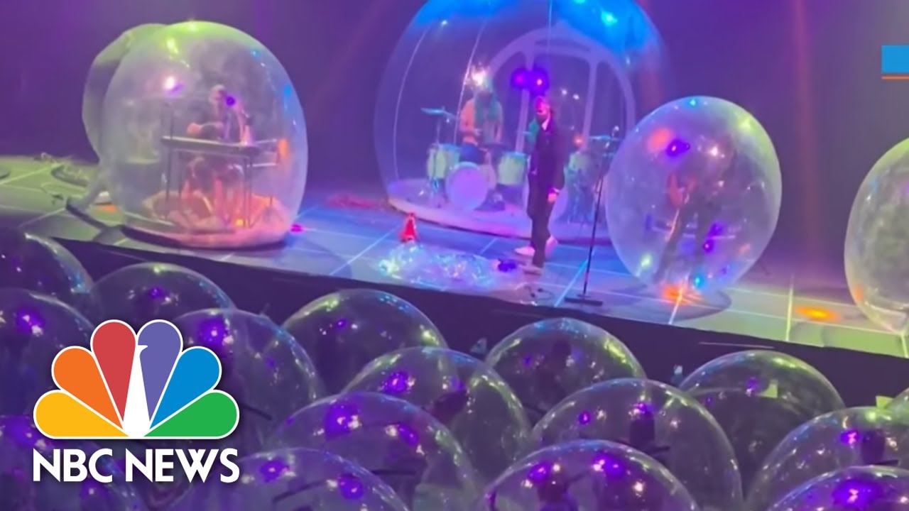 The Return Of Live Music: The Flaming Lips Hold Space Bubble Show At Oklahoma City Venue | NBC News