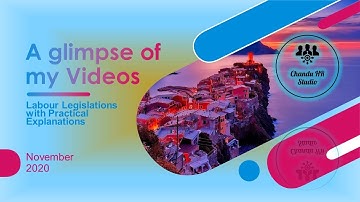 Labour Laws with practical explanation glimpse of all parts #chanduhrstudio #labourlaws #labourcode