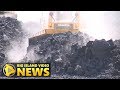 Lava Clearing On Highway 132 Begins (June 10, 2019)