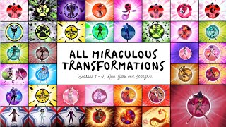 All Miraculous transformations (has been updated - link in desc)
