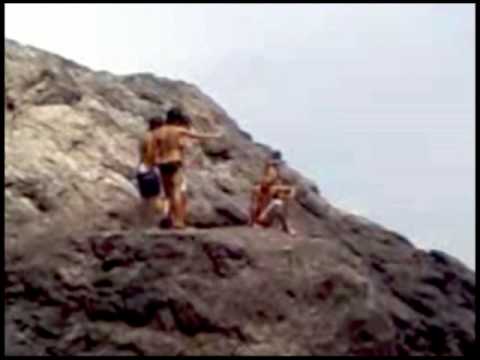 cliff accident diving