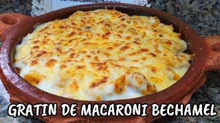 GRATIN de Macaroni BECHAMEL - recette FACILE 🍝 غراتان ليباط