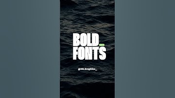 Bold fonts for your next project (Part 3) #freefonts #fonts #fontstyles
