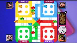 Ludo superstar 4 Player's Team Match | Team A Vs Team B Ludo Super Star screenshot 4