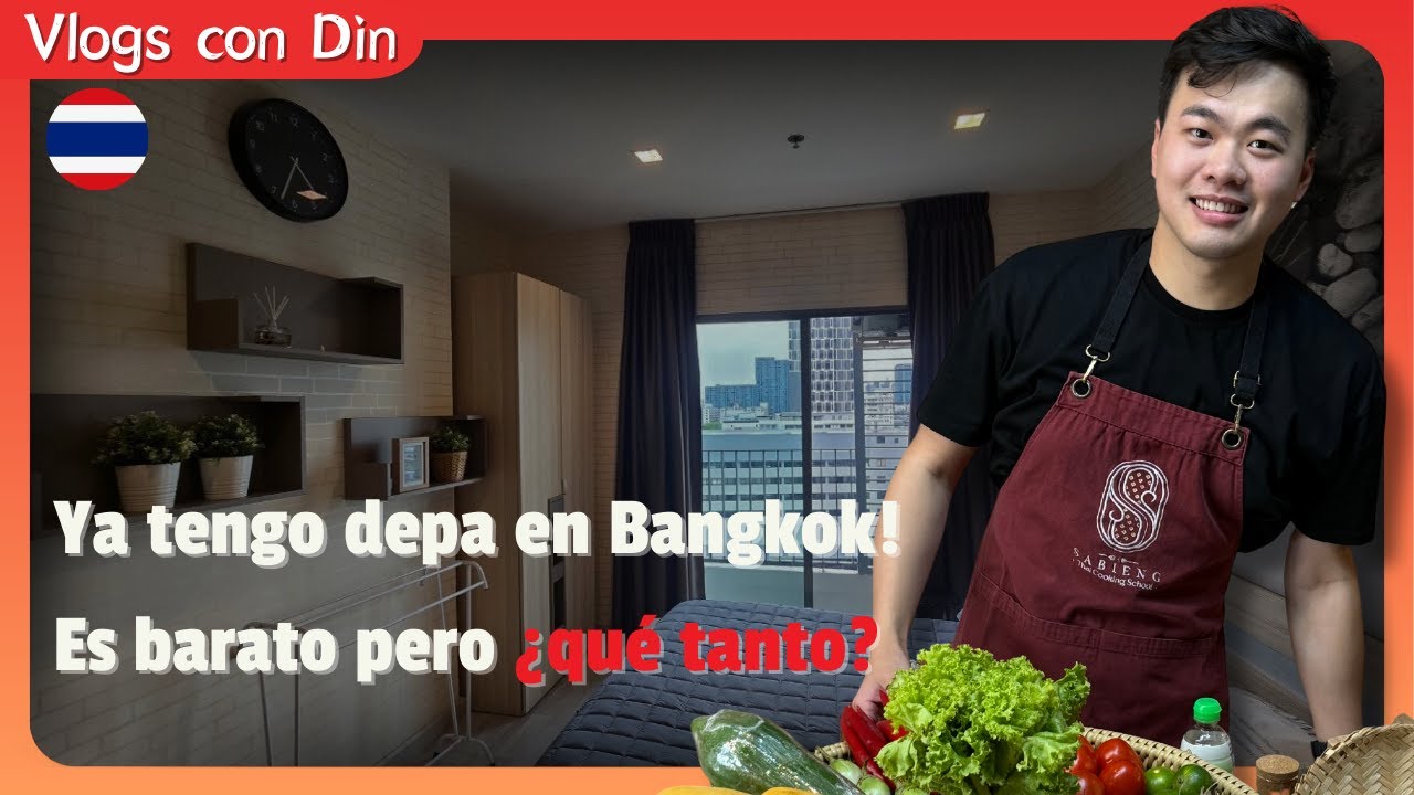 VLOG | ¡Ya tengo mi DEPARTAMENTO en Bangkok! 🏠✨ Compras, cocina y aventura en el mercado 🇹🇭