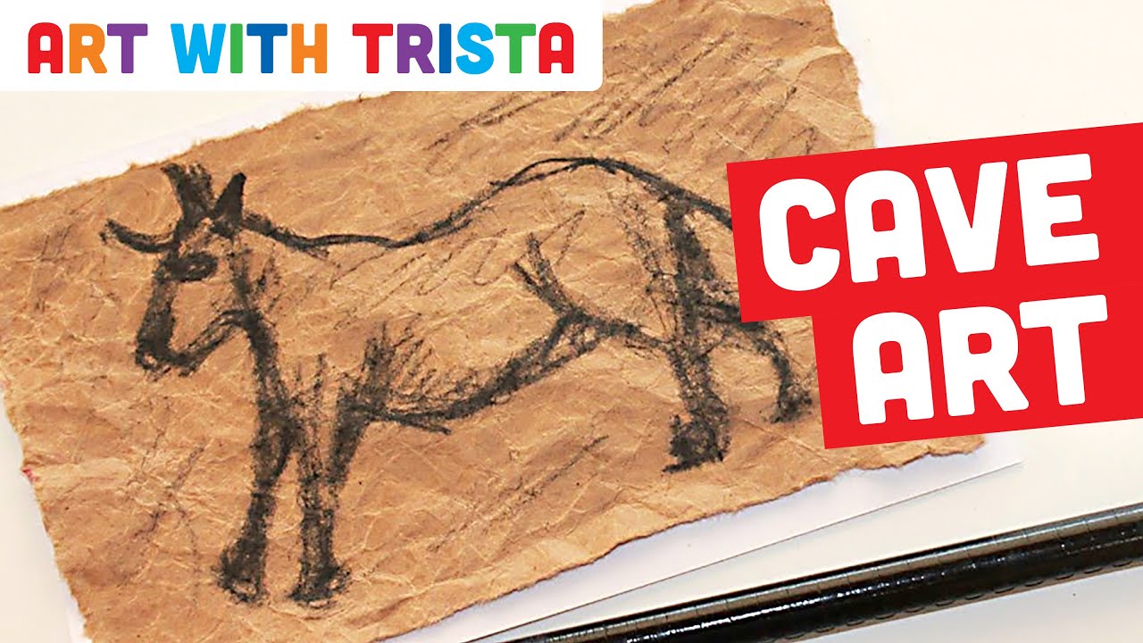 Prehistoric Art Tutorial Inspired By Lascaux Cave - Art With Trista