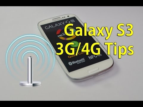 गैलेक्सी S3 - 3G/4G मोबाइल डेटा टिप्स