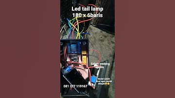 tail lamp 180cm x 6brs