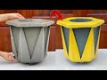 Cement Pots - Tips for making pots from old plastic molds and cement