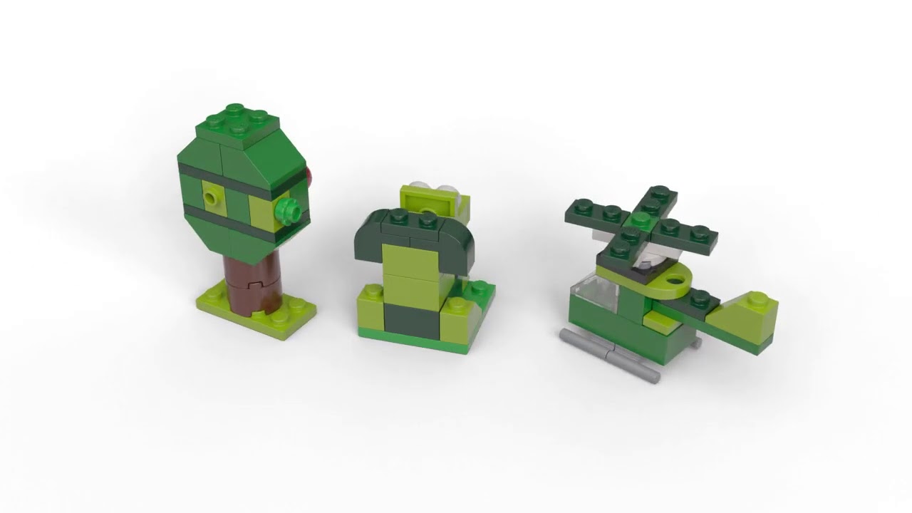LEGO Classic 11007 - Mattoncini verdi creativi