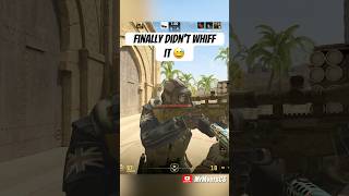 Finally didn’t whiff it #csgo #counterstrike #cs2