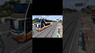 Bus Harapan Jaya SDD - Bus Simulator Indonesia  #liverybussid #gameplay #short screenshot 1