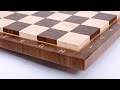 Making an end grain chessboard
