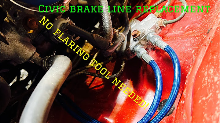 1998 honda civic brake line replacement