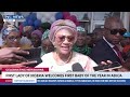 First Lady Oluremi Tinubu Welcomes First Baby Of The Year In Abuja