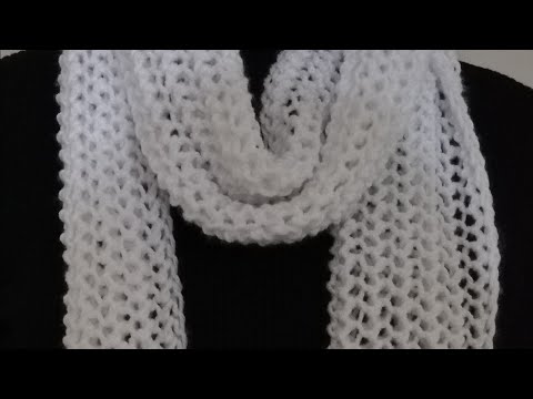 Bir yumaktan iki şişle iki günde Atkı örün✅Easy knitting scraf