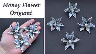 Easy Money DOUBLE FLOWER Lei | Idea for graduation | Origami Dollar Tutorial DIY by NProkuda