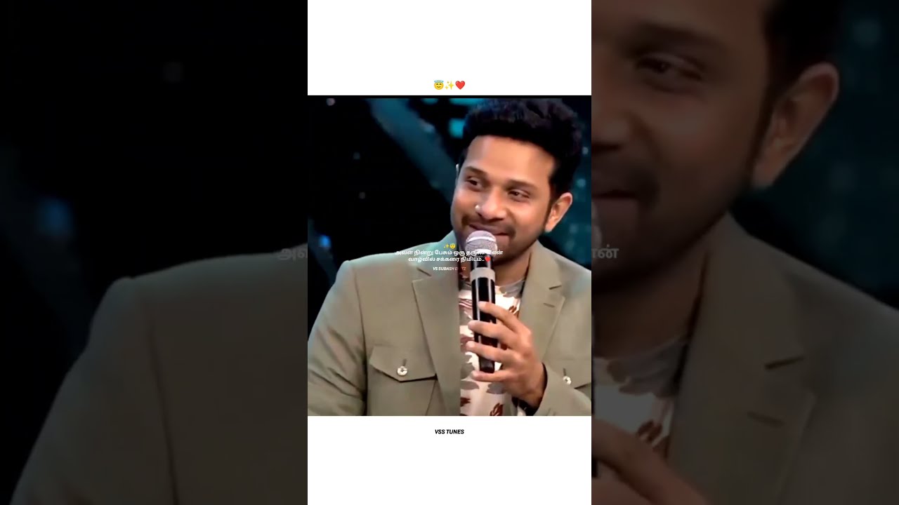 Karthik live stage performance oru maalai song