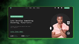 Creating a Personal Portfolio Website using HTML & CSS(Part 1)