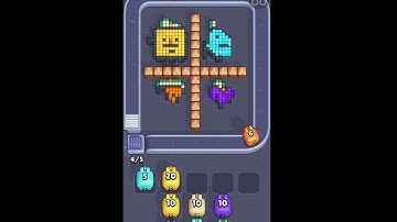 Pixel flow Level 135 Walkthrough Solution