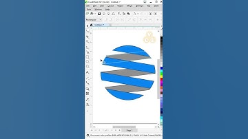 Logo designing in #coreldraw #corel #shorts #vce