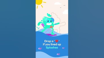 Did Splashee land in the frame first go?