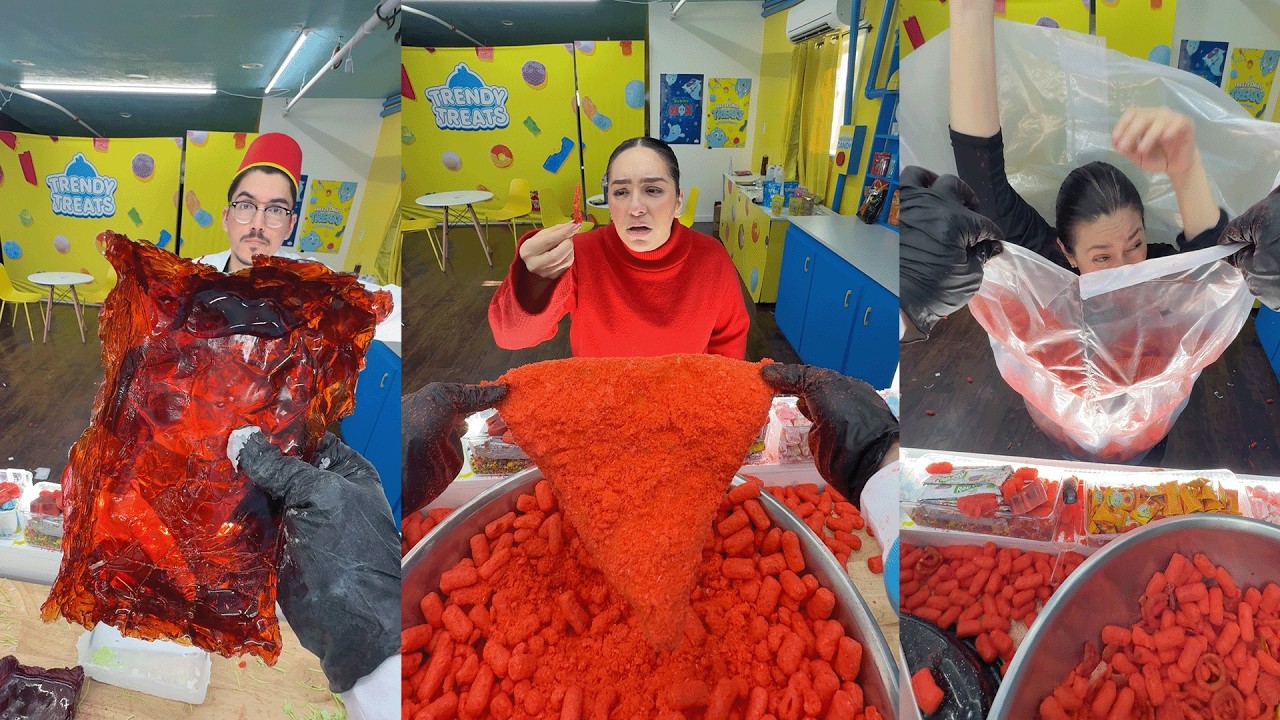 We Made Candy Creations Using Red 40 ‍🔥👀