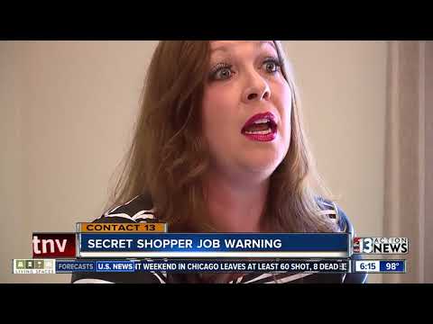 Secret shopper job warning