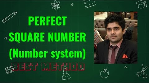 Math by Abhinay sir || Perfect square number || Number system || SSC CGL and  other competitive exam