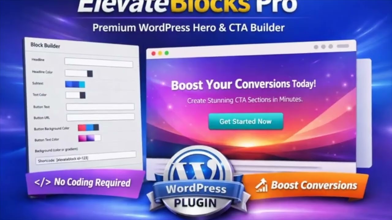 ElevateBlocks Pro Review – Lightweight WordPress Hero & CTA Plugin for Conversions