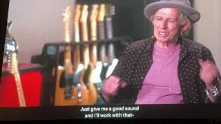 Keith Richards talks about his unmistakable signature guitar sound  Metropolitan NYC  2019