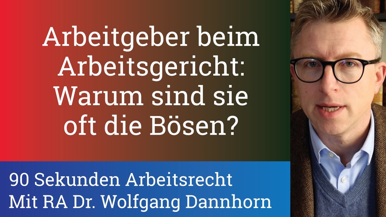 Termin beim Arbeitsgericht - Muss der Mandant selbst reden? | Fachanwalt Alexander Bredereck