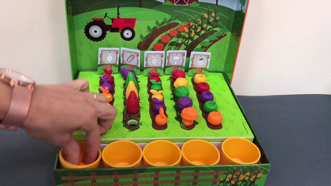 Набор для сортировки "Овощная ферма"от Learning Resources. Veggie Farm