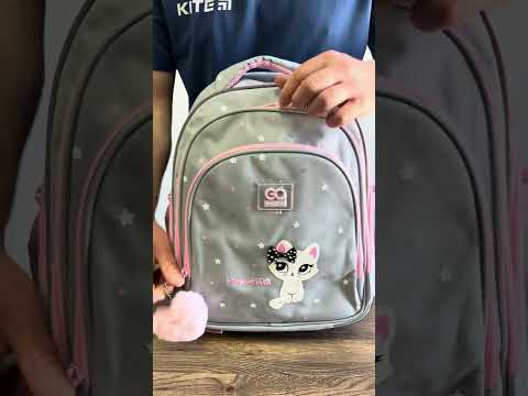 Рюкзак GoPack Education 2606S-1 Meowtiful, 37x28.5x16 см, 115-130 см, видео 1