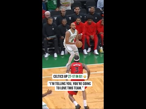 Celtics up BIG against the Raptors 🤯🤯🤯