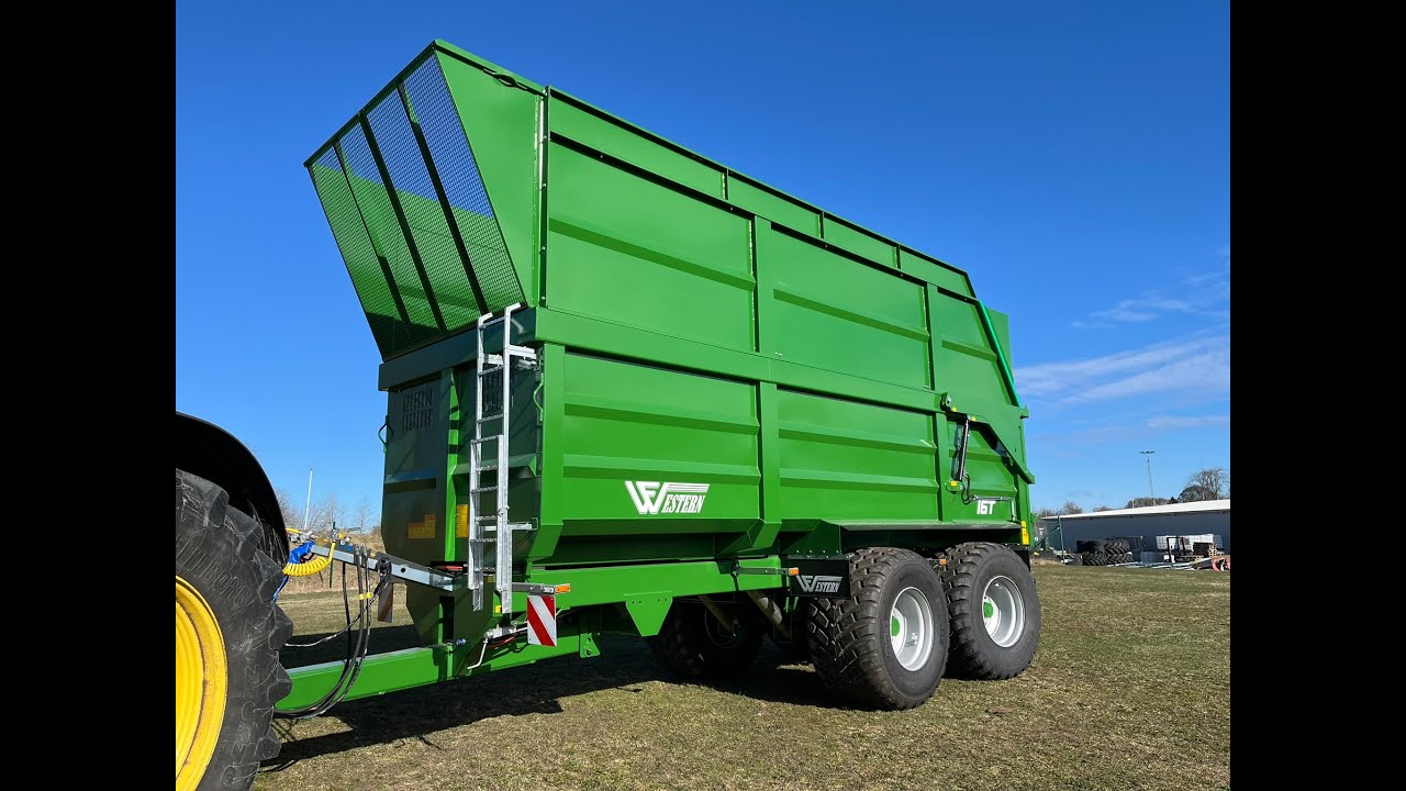 Western ensilagevagn med ny förhöjning; ger 43 kbm i volym