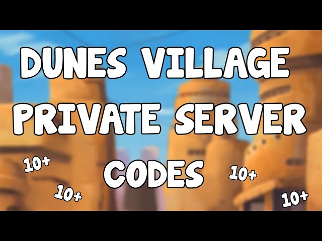 Shindo Life private server codes for Sand or Dunes village 