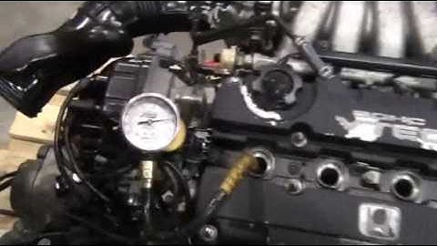 JDM-Online.com - JDM Honda B18C GSR Engine Compression Video