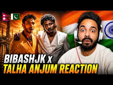 India 🇮🇳 Reaction On Talha Anjum, Bibash Jk Jhoot | Nepal & Pakistan First Collab 😲 | GDX Reacts