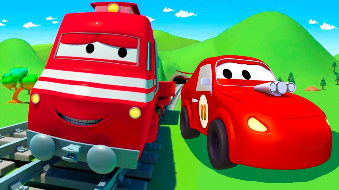 جيري سيارة السباق يطارد سيارة مسرعة