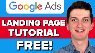 How To Create Landing Page for Google Ads for FREE (Step By Step)