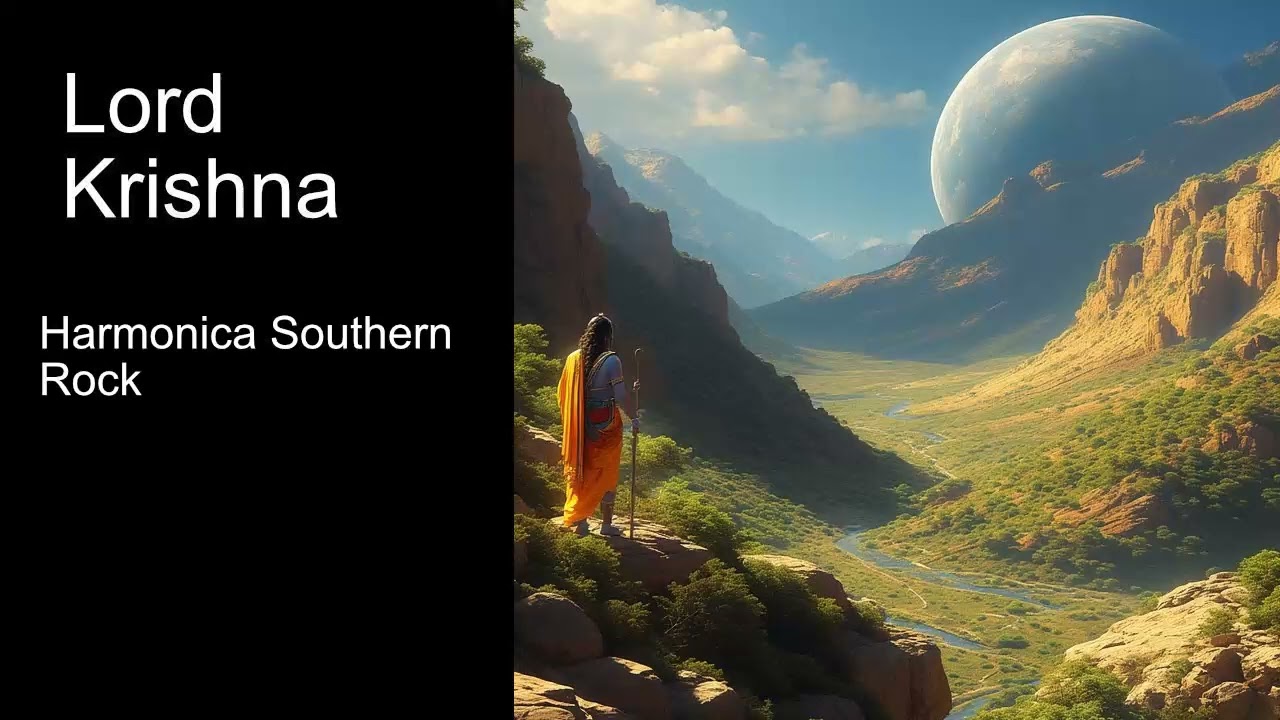 AI-generated, Harmonica Southern Rock Krishna Music 5