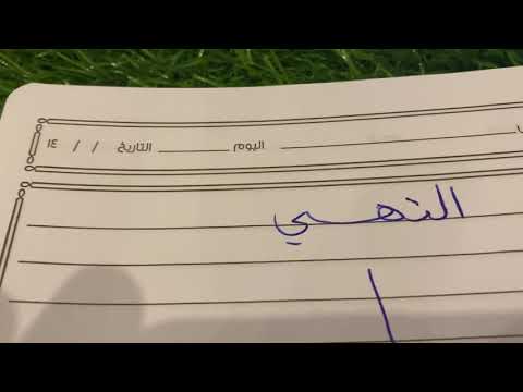 النهي الأسلوب اللغوي للصف الأول المتوسط لمادة لغتي الخالدة