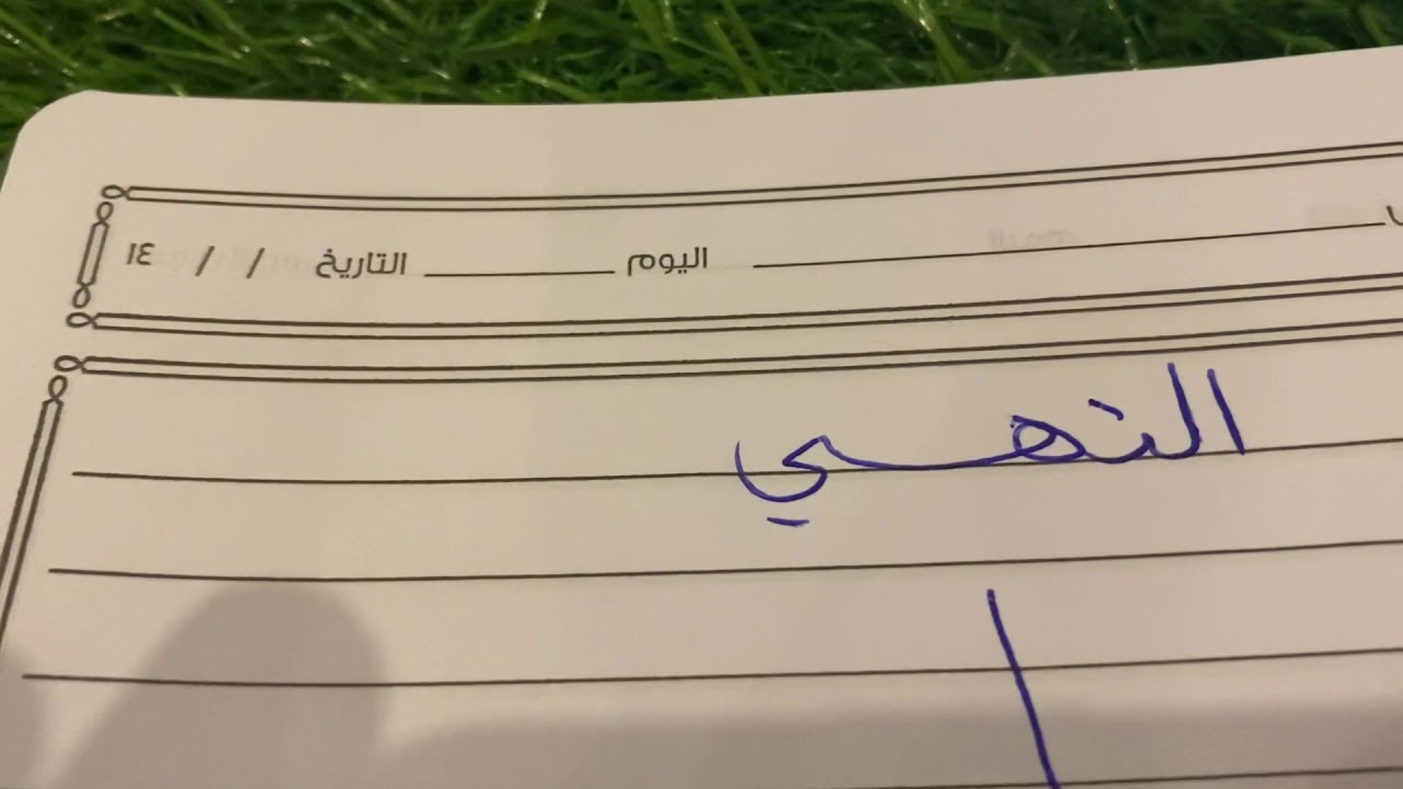 النهي الأسلوب اللغوي للصف الأول المتوسط لمادة لغتي الخالدة