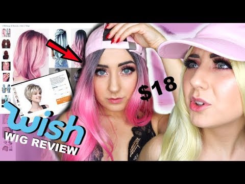 Trying Wish Wigs for the FIRST TIME! - YouTube