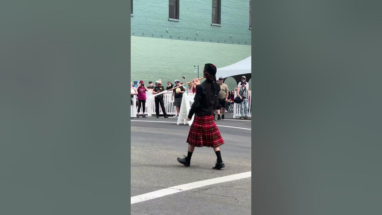 Drum Major Fitzsimmons’ First “Forte” Section at the Woodland Scottish Games | #drummajor #scotland