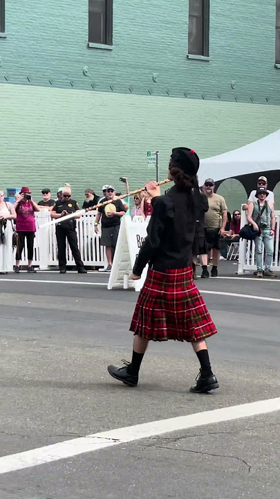 Drum Major Fitzsimmons’ First “Forte” Section at the Woodland Scottish Games | #drummajor #scotland