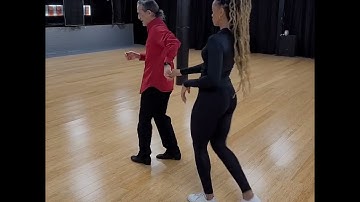 April: Swing-y Salsa Sequence; Basket, Lasso, Swing-Out, and Hammerlock-Copas