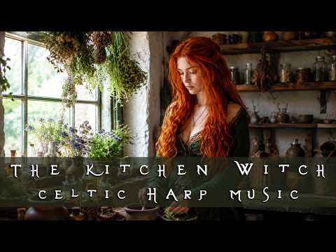 The Kitchen Witch 🥗 Celtic Harp Music 🌿 Witchcraft Music 🍇Celtic, Magical, Fantasy, Witchy Music