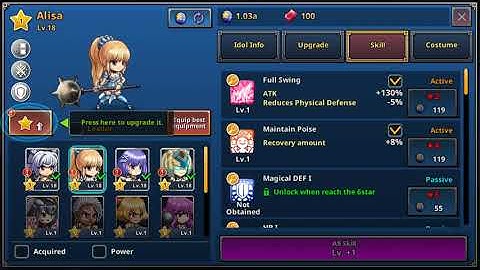 Dungeon iDoll - Android Gameplay [10+ Mins, 1080p45fps]